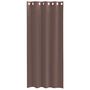 Voir la diapositive 4 : VIDAXL Rideaux en voile avec œillets 2 pcs marron 140x225 cm