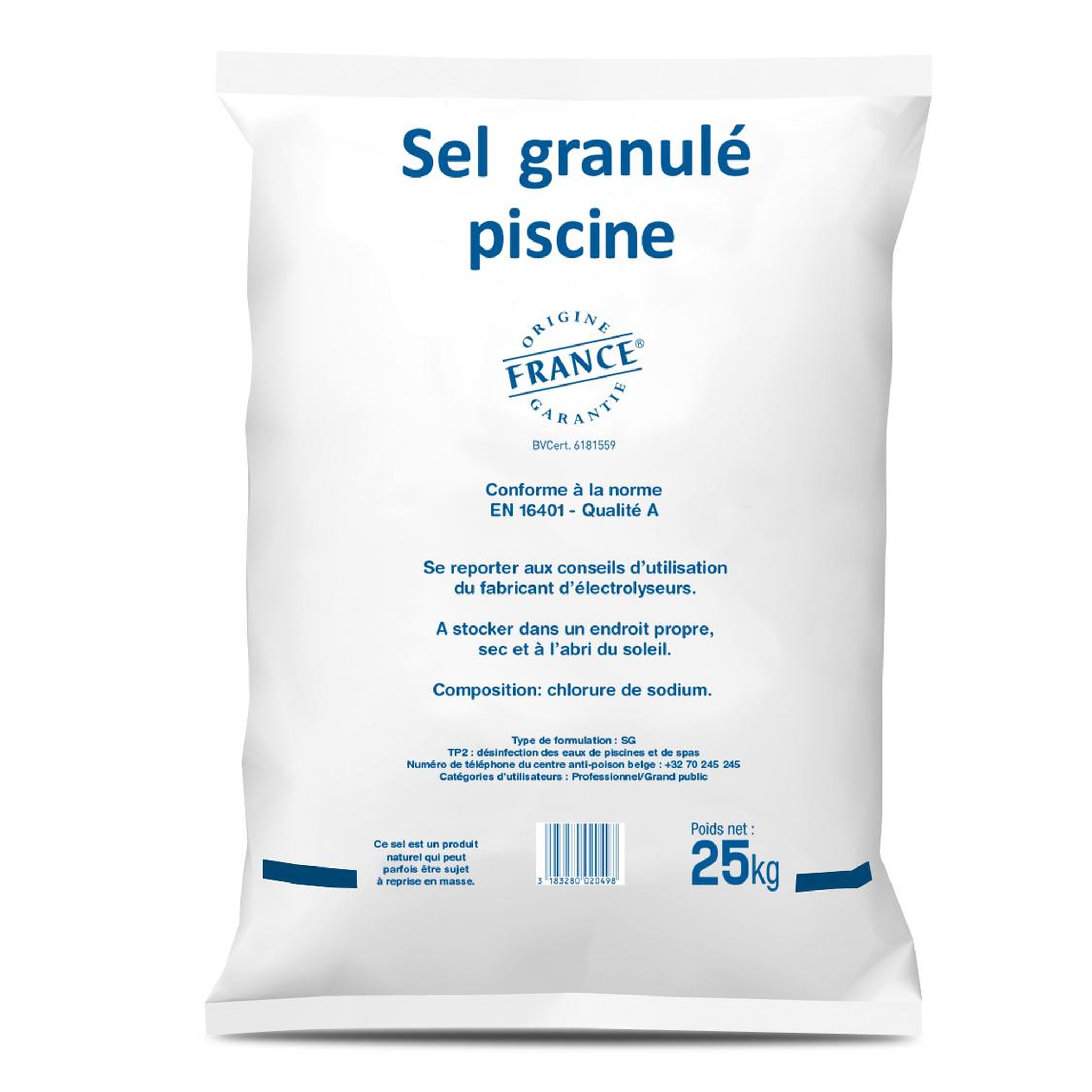 SELGRAP Sel spécial piscine 25 kg en granules