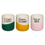 Voir la diapositive 1 : COMPTOIR DE LA BOUGIE Lot de 3 Bougies Parfumées  Arty  110g Multicolore