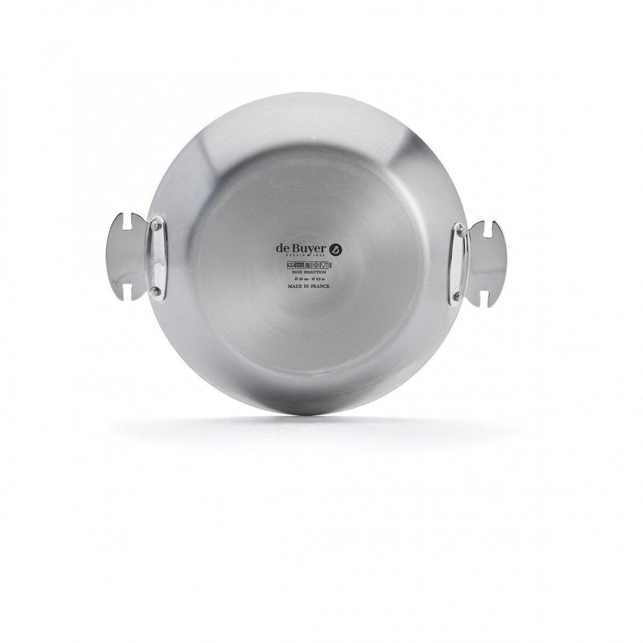 Voir la diapositive 4 : De buyer Poêle inox amovible 24cm - 3663.24