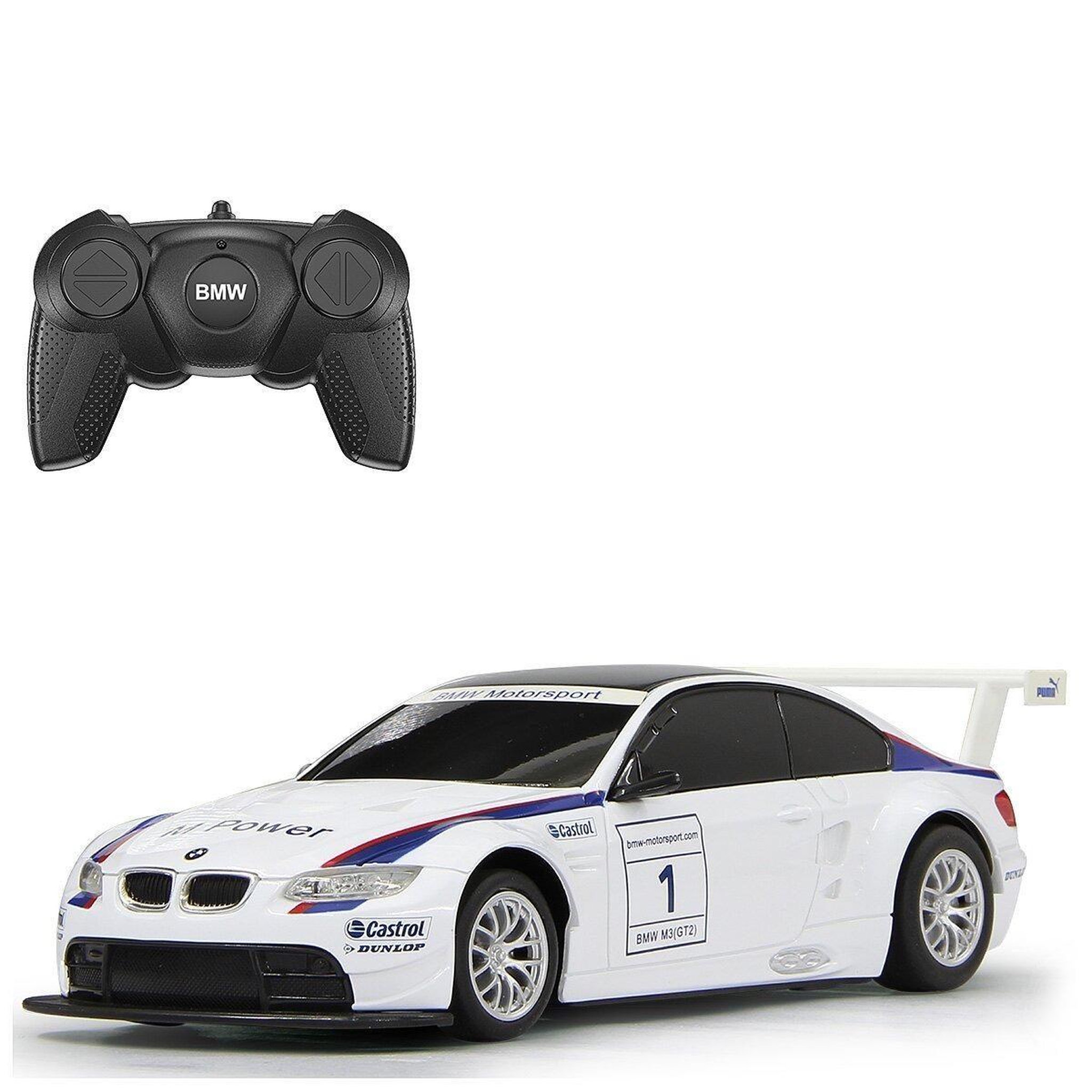 Jamara Voiture télécommandée bmw m3 sport 1:24 blanc 2,4ghz