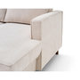 Voir la diapositive 5 : LISA DESIGN Jake - canapé panoramique d'angle gauche 7 places convertible avec coffre en tissu velours relief
