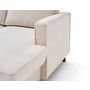 Voir la diapositive 5 : LISA DESIGN Jake - canapé panoramique d'angle gauche 7 places convertible avec coffre en tissu velours relief