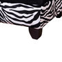 Voir la diapositive 5 : PAWHUT Méridienne canapé design pour chien chat avec coffre de rangement sur pied 57 x 34 x 36 cm noir zébré