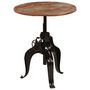 Voir la diapositive 5 : VIDAXL Table de bar Bois de recuperation massif 75x(76-110) cm