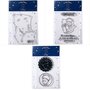  6 Tampons transparents Le Petit Prince et Astéroïd + Fleur + Portraits