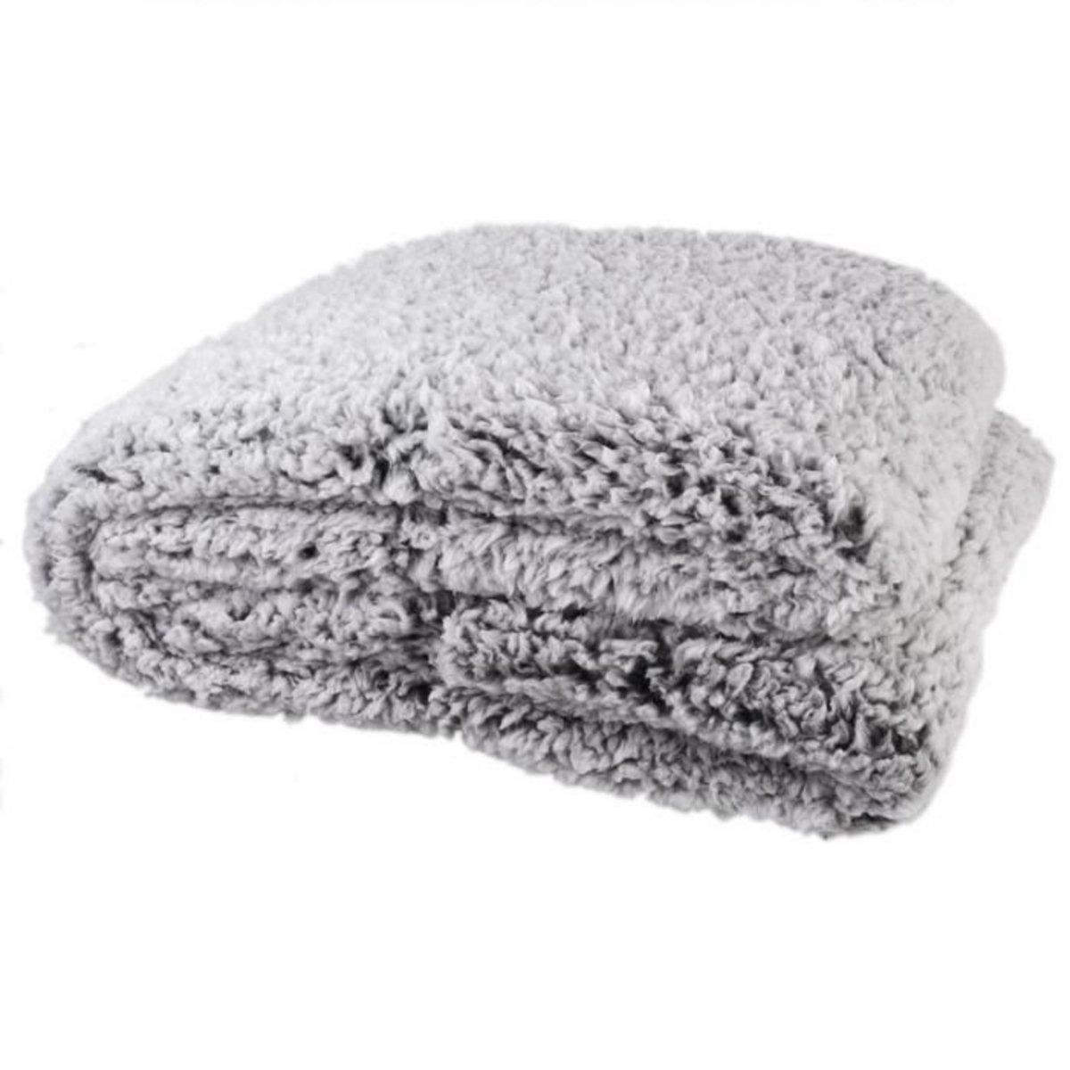 Paris Prix Plaid Imitation Fourrure  Pachap  120x150cm Gris