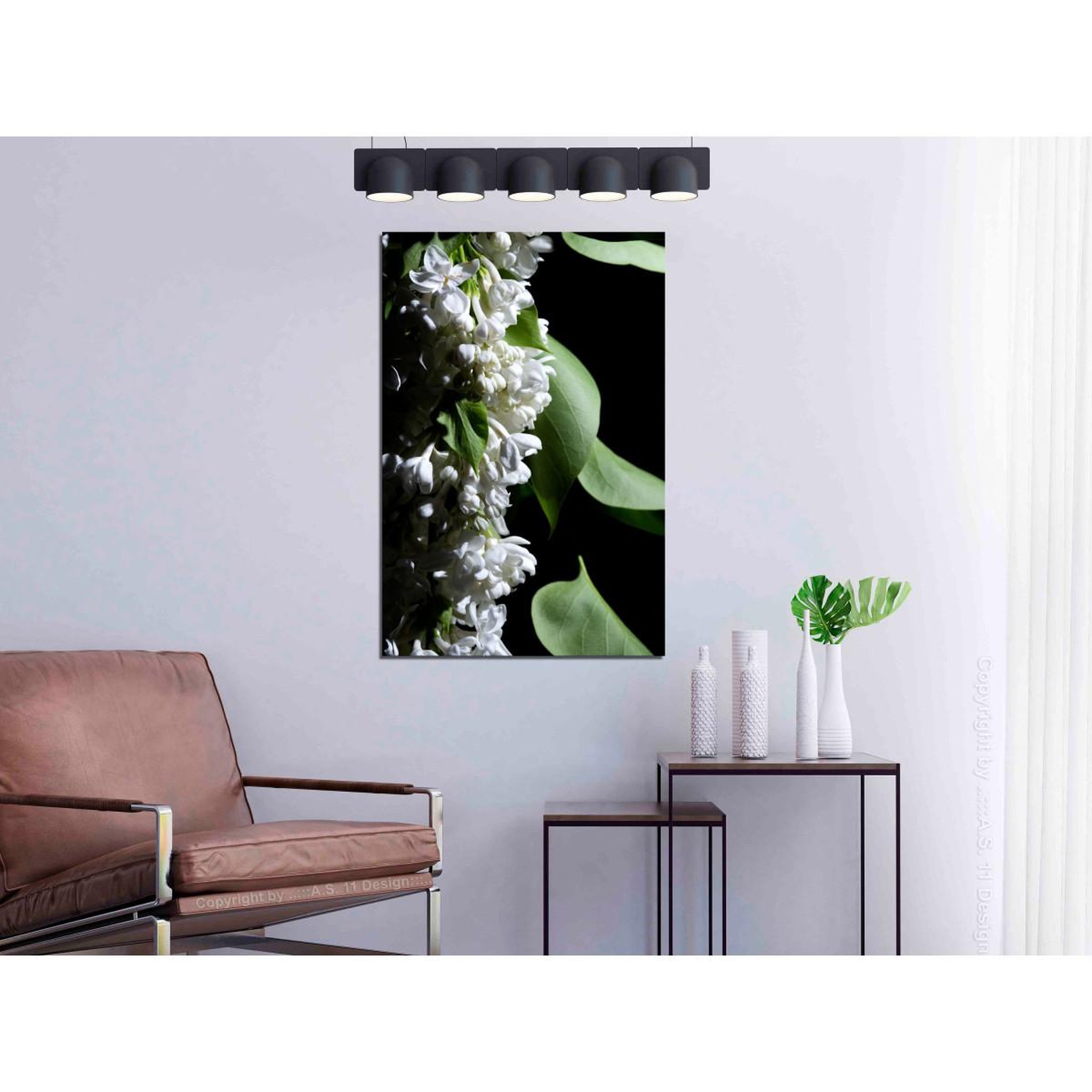 Voir la diapositive 2 : Paris Prix Tableau Imprimé  Lilacs Detail