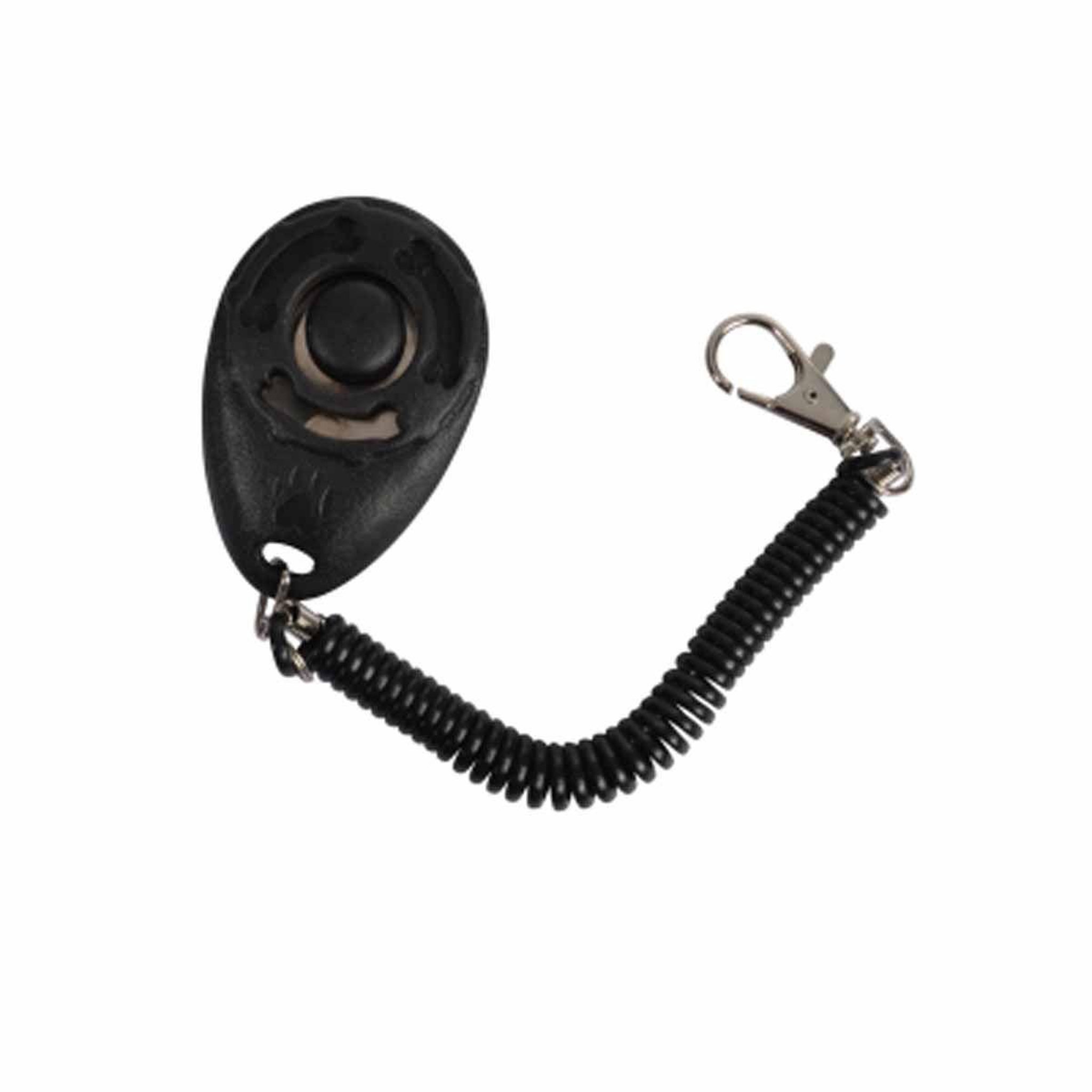 HOMEA Laisse de dressage pour chien  clicker  11cm noir
