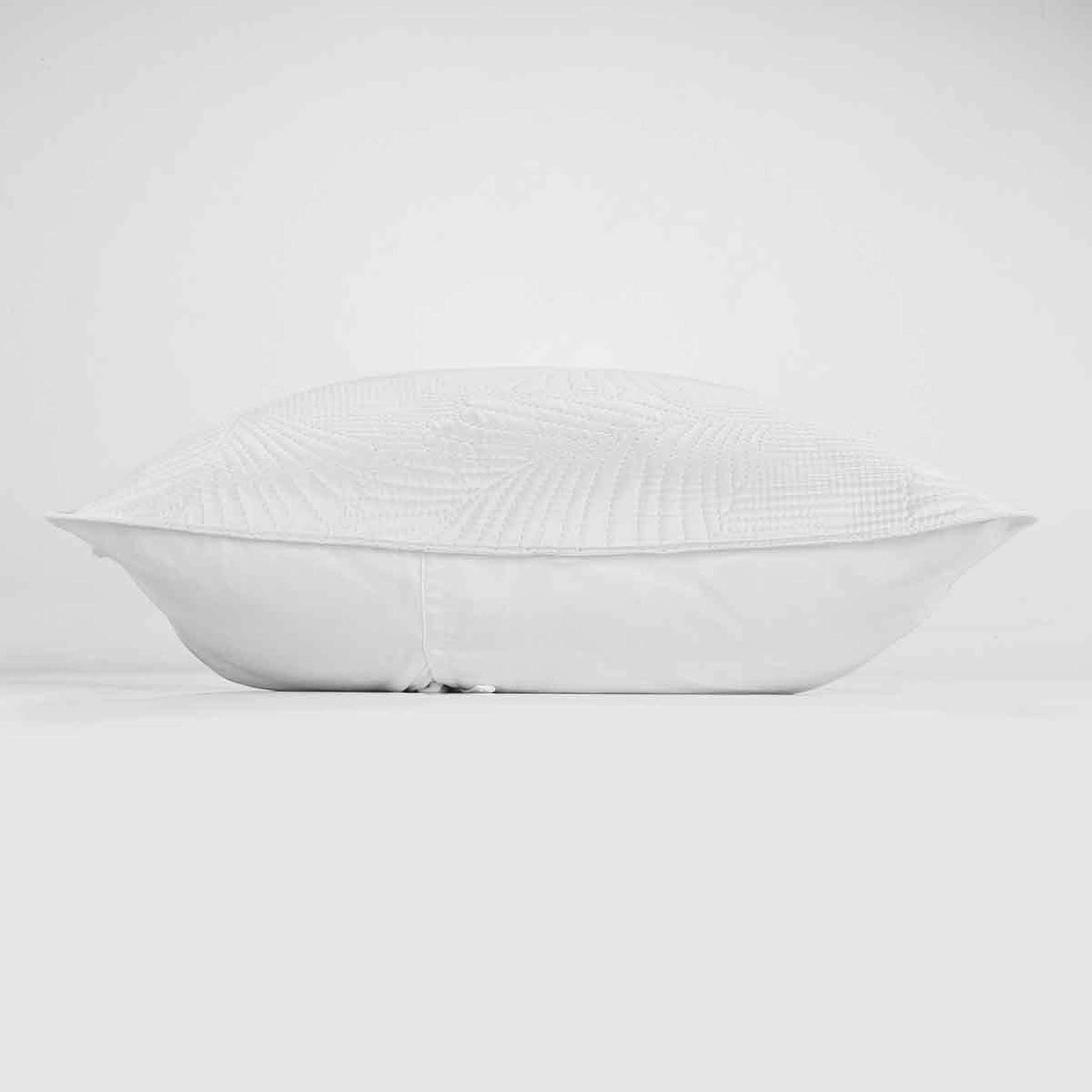 Voir la diapositive 2 : Douceur d'Intérieur Housse de coussin  palombine  60x60cm blanc