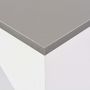 Voir la diapositive 5 : VIDAXL Table de bar avec tablette amovible Blanc 138x39x110 cm