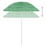 Voir la diapositive 4 : VIDAXL Parasol de plage Hawaii vert 180 cm