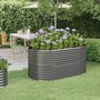 Voir la diapositive 1 : VIDAXL Lit sureleve de jardin Acier enduit de poudre 152x80x68 cm gris