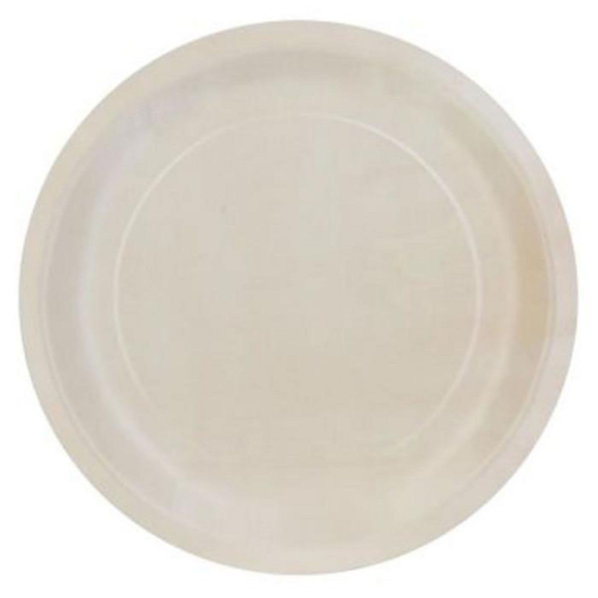 Paris Prix Lot de 6 Assiettes Rondes en Pin  Ecolo  25cm Naturel