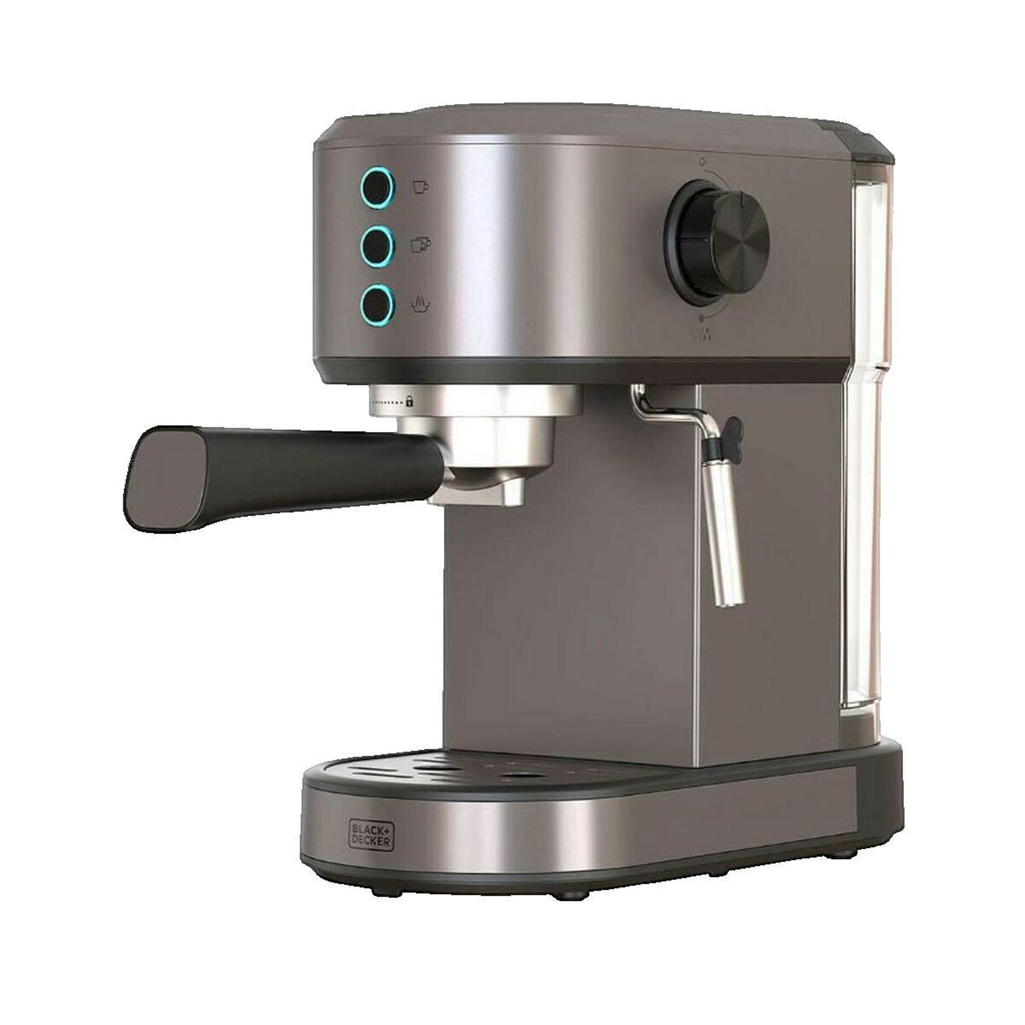 Black et Decker Cafetière Black+Decker Espresso BXCO1350E Argenté