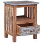 Voir la diapositive 2 : VIDAXL Table de chevet 41x30x50 cm bois d'acajou massif