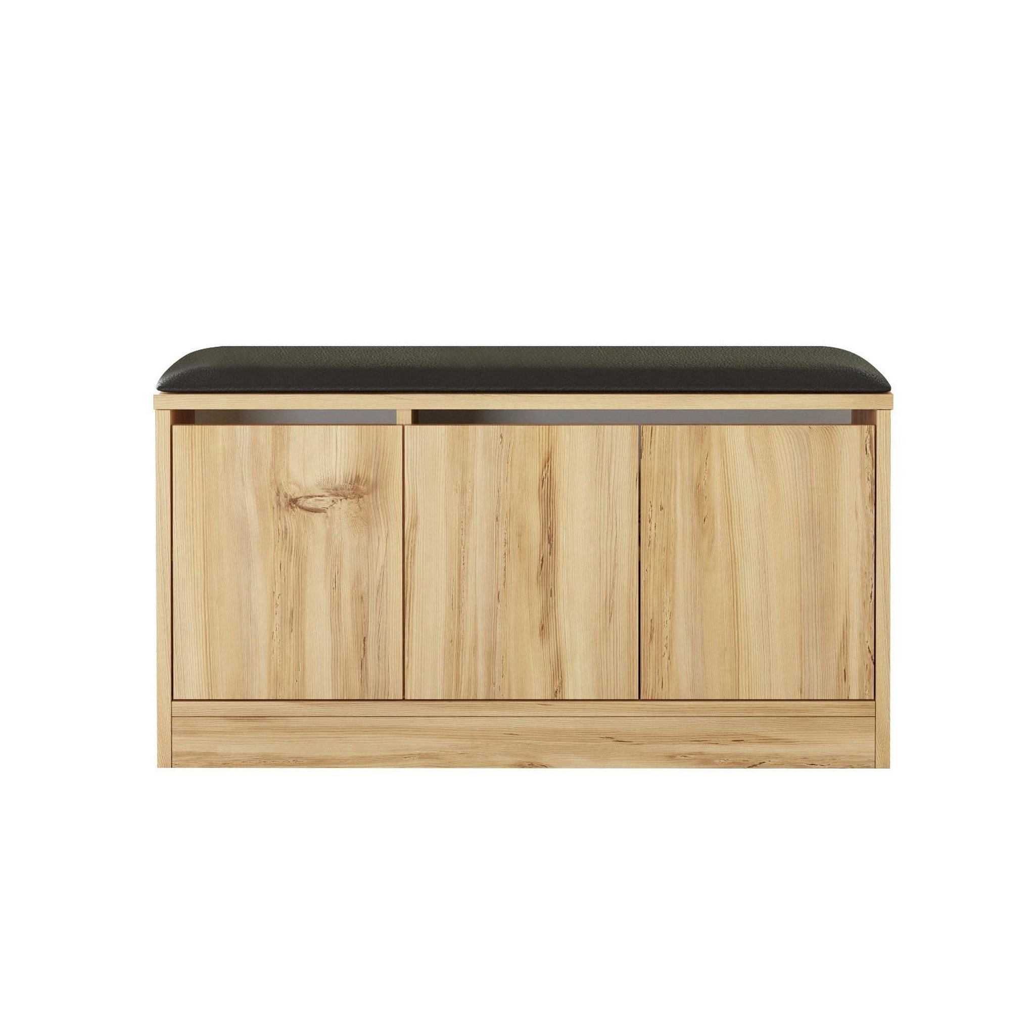 Habitat et Jardin Meuble à chaussures en bois  Mirko  - 90 x 35 x 45 cm - Beige