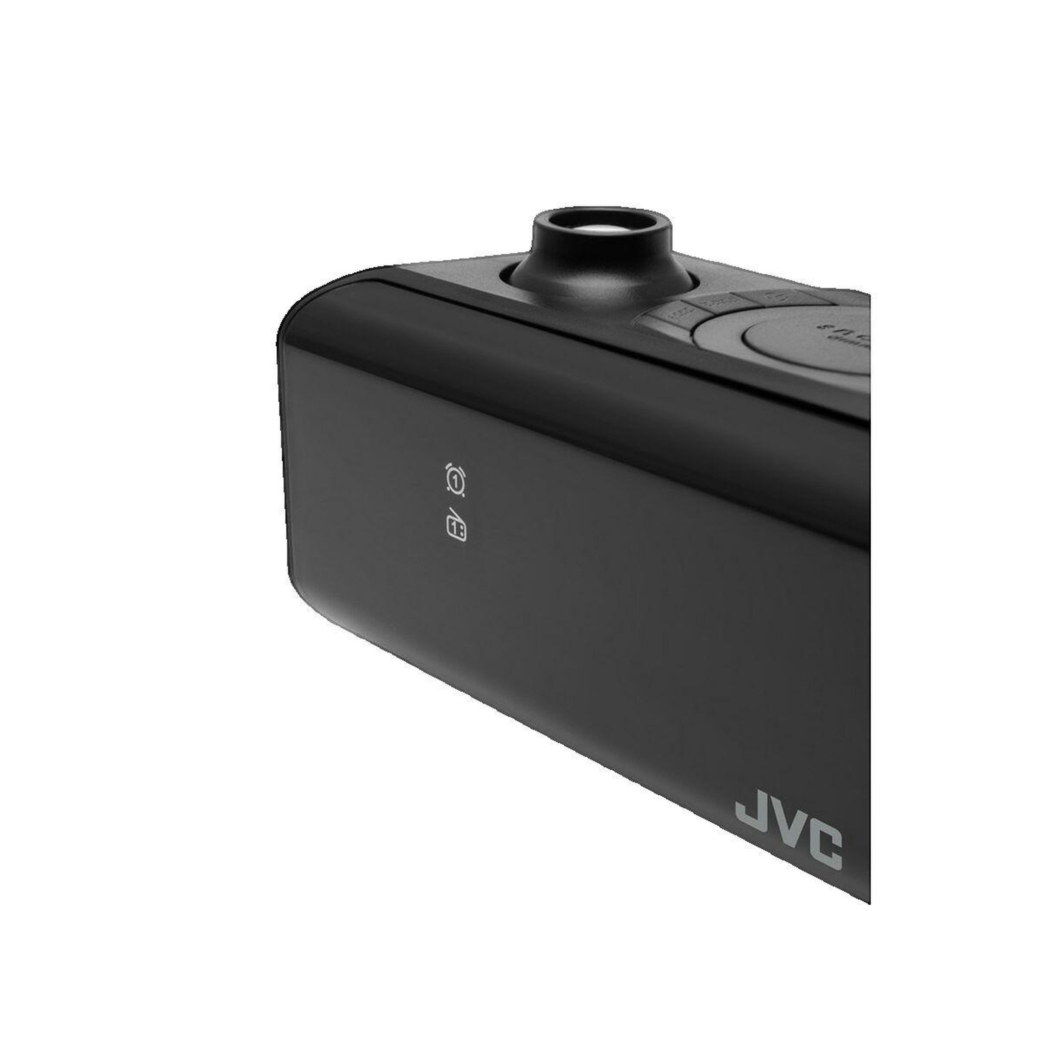 Voir la diapositive 2 : JVC Réveil JVC RA-E211B avec radio et projection
