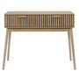 Voir la diapositive 1 : The Home Deco Factory Console 2 tiroirs Saulk en bois - Marron