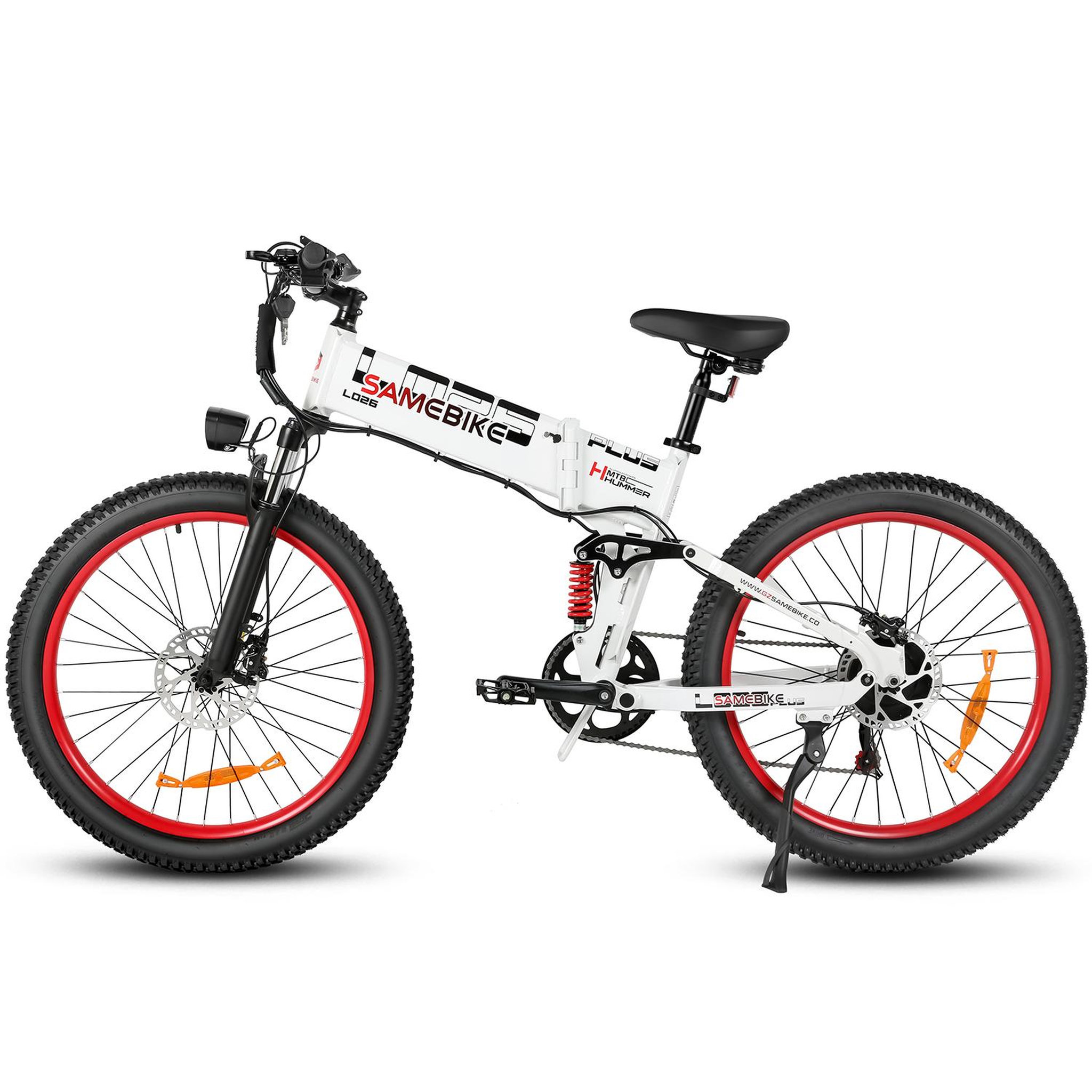 Voir la diapositive 1 : SAMEBIKE Vélo électrique pliable SAMEBIKE LO26-Plus