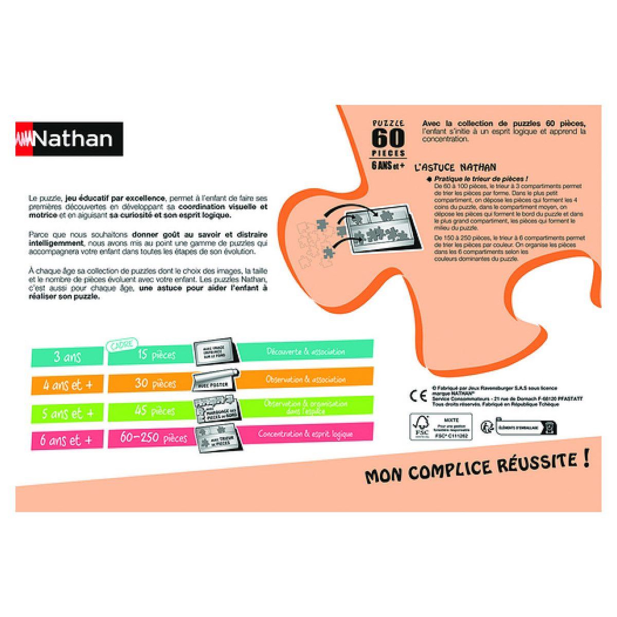 Voir la diapositive 3 : Nathan Puzzle 60 p - les sirènes