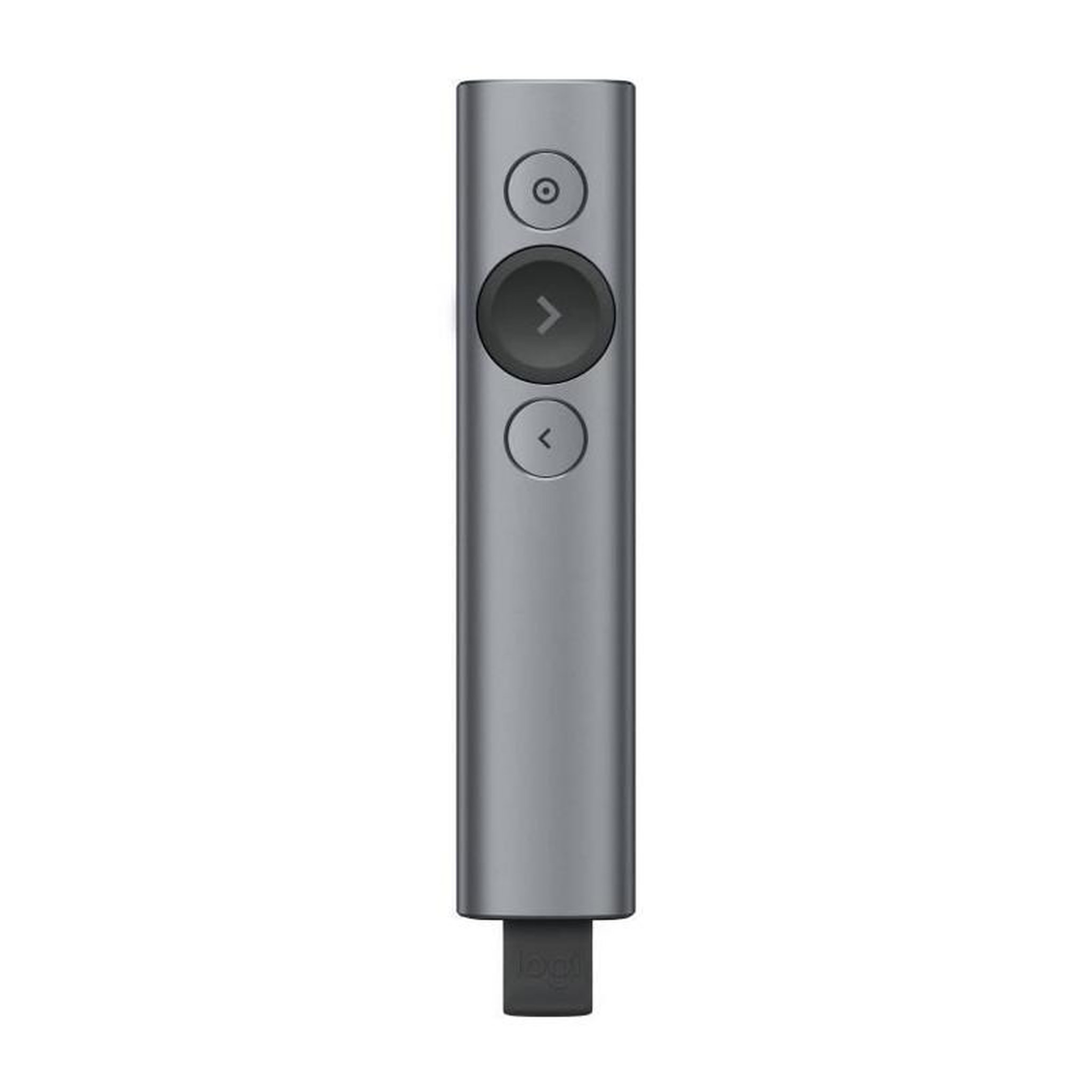 Voir la diapositive 2 : Logitech LOGITECH  Pointeur SPOTLIGHT PRESENTER Gris