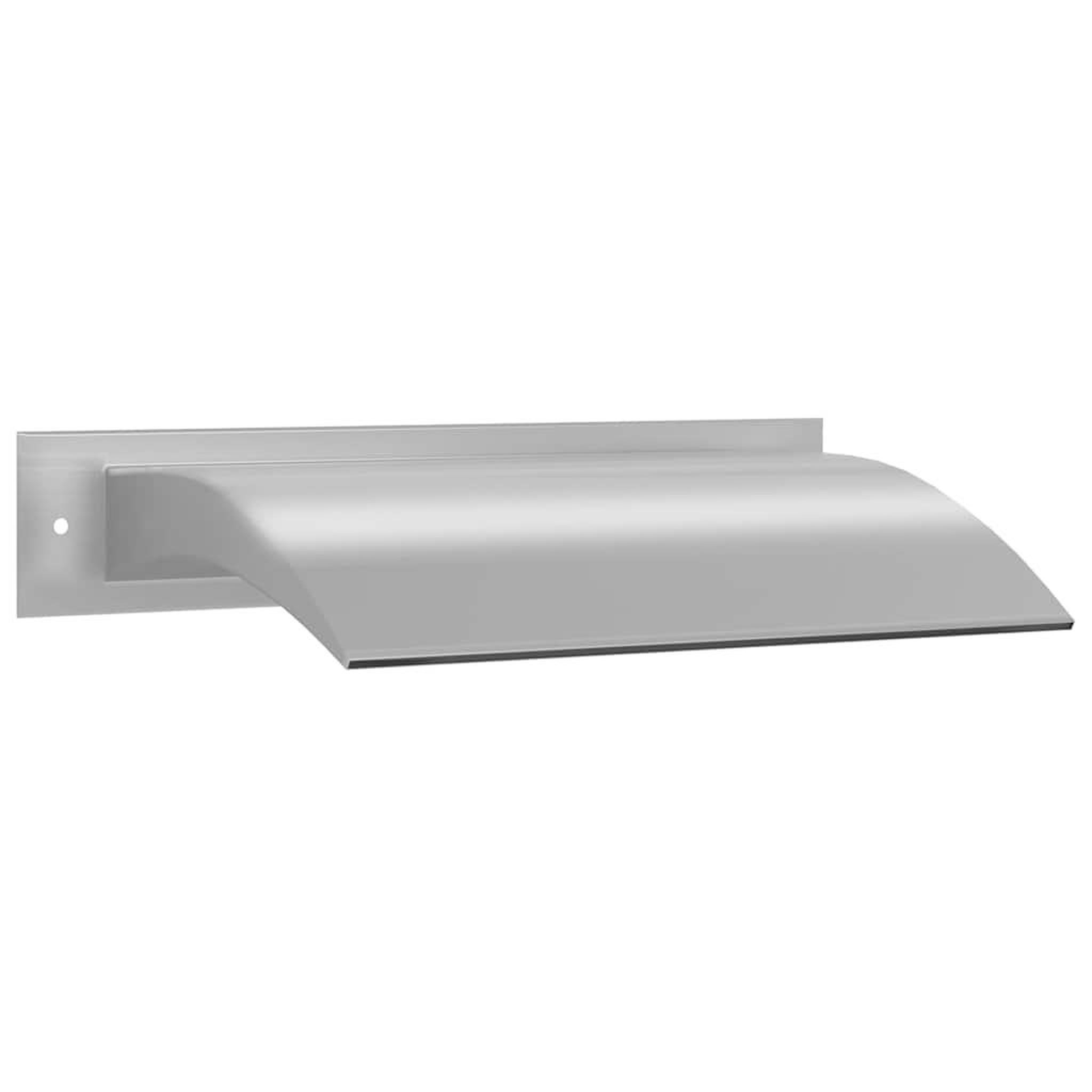 VIDAXL Fontaine de piscine argente 45x26x13 cm acier inoxydable