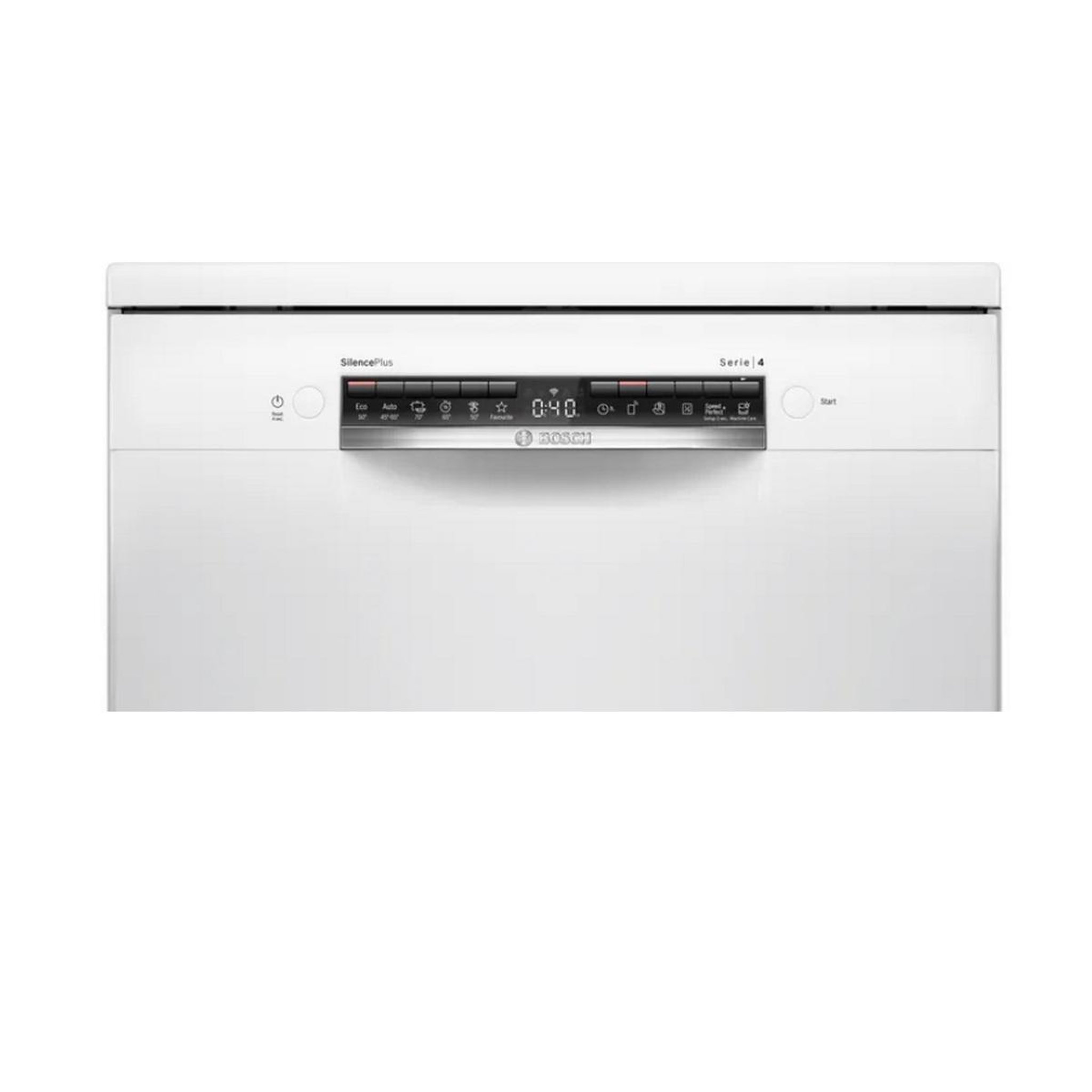 Voir la diapositive 4 : BOSCH Lave-vaisselle 60cm 14couverts 42db blanc - sms4emw06e