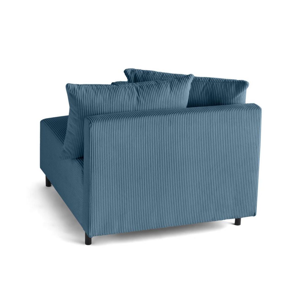 LISA DESIGN Edinburg - module d'assise sans accoudoirs - en velours côtelé