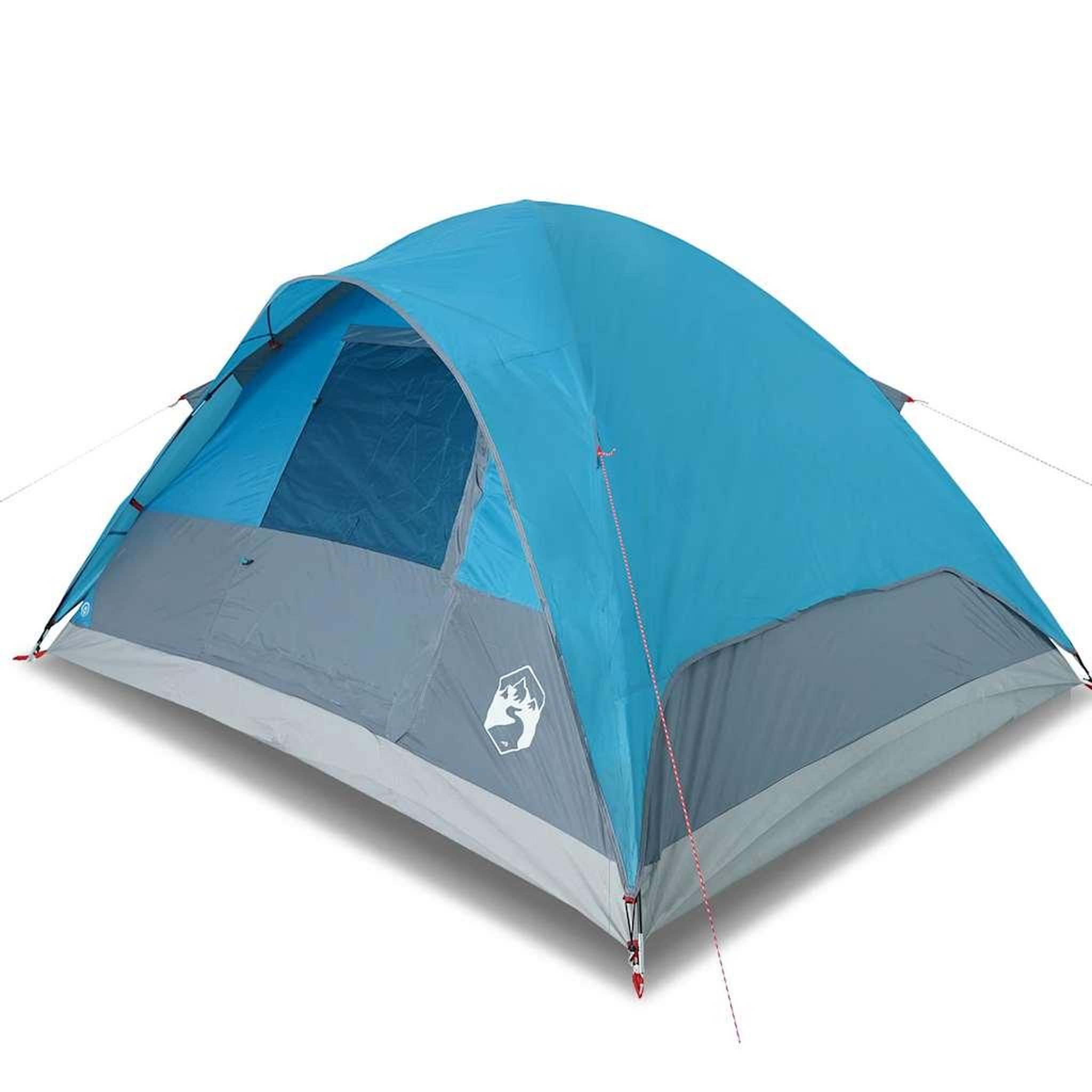 Voir la diapositive 2 : VIDAXL Tente familiale a dome 6 personnes bleu impermeable