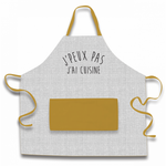 FUTURE HOME Tablier de cuisine  J'peux pas j'ai cuisine  EN FAMILLE