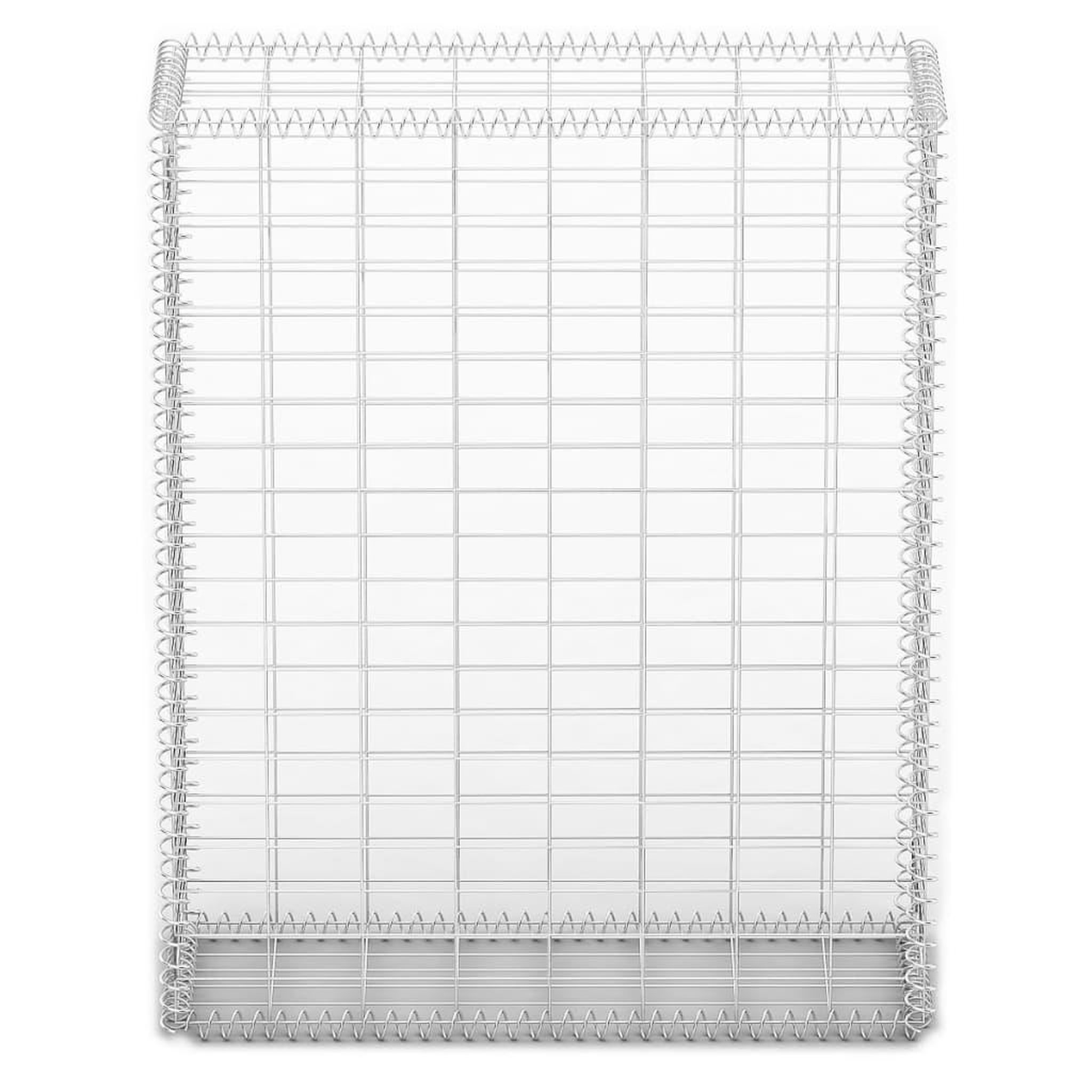 Voir la diapositive 3 : VIDAXL Panier de gabion avec couvercle Fil galvanise 100 x 80 x 30 cm