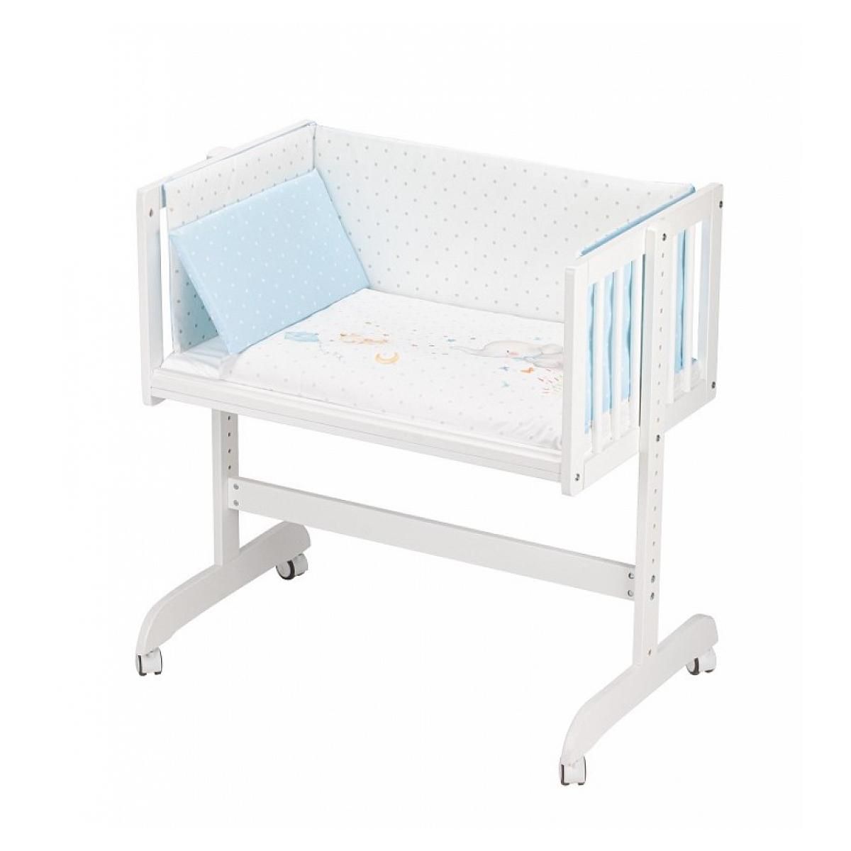 INTERBABY Berceau Cododo Éléphant Bleu - Confort et Sécurité pour Bébé