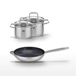 ELO Lot Poêle 32cm Profi Therm Platinum Elo & 2 Faitouts 14/16cm