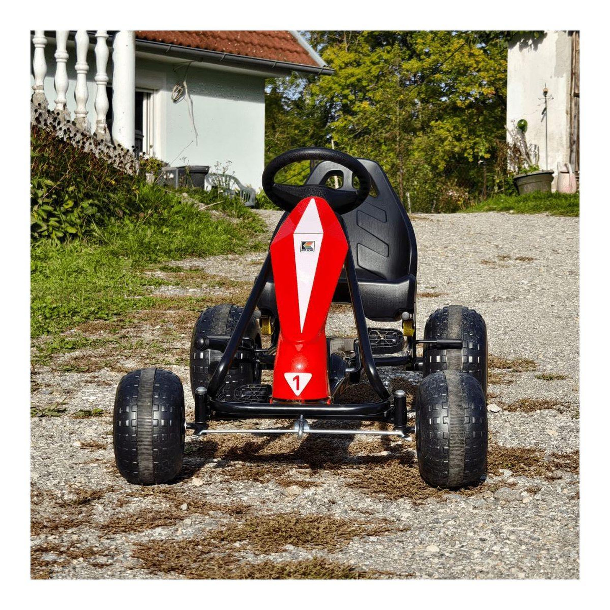 Voir la diapositive 2 : Kettler Kart à pédales couleur rouge