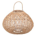 ATMOSPHERA Lanterne Déco en Rotin  Lour  38cm Beige