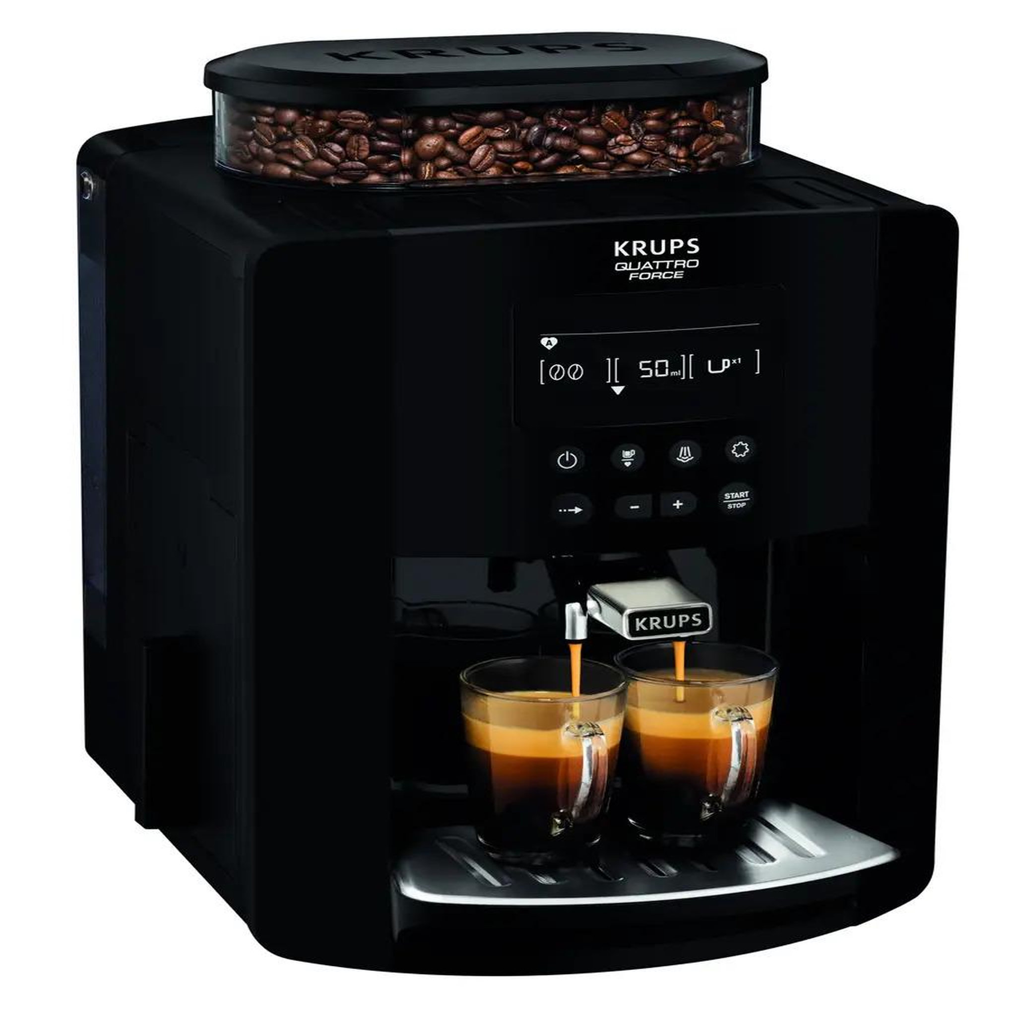 Voir la diapositive 6 : KRUPS Robot café 15 bars noir - ea817010