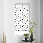 Paris Prix Store Enrouleur Tamisant  NY Cuivre  120x180cm Blanc