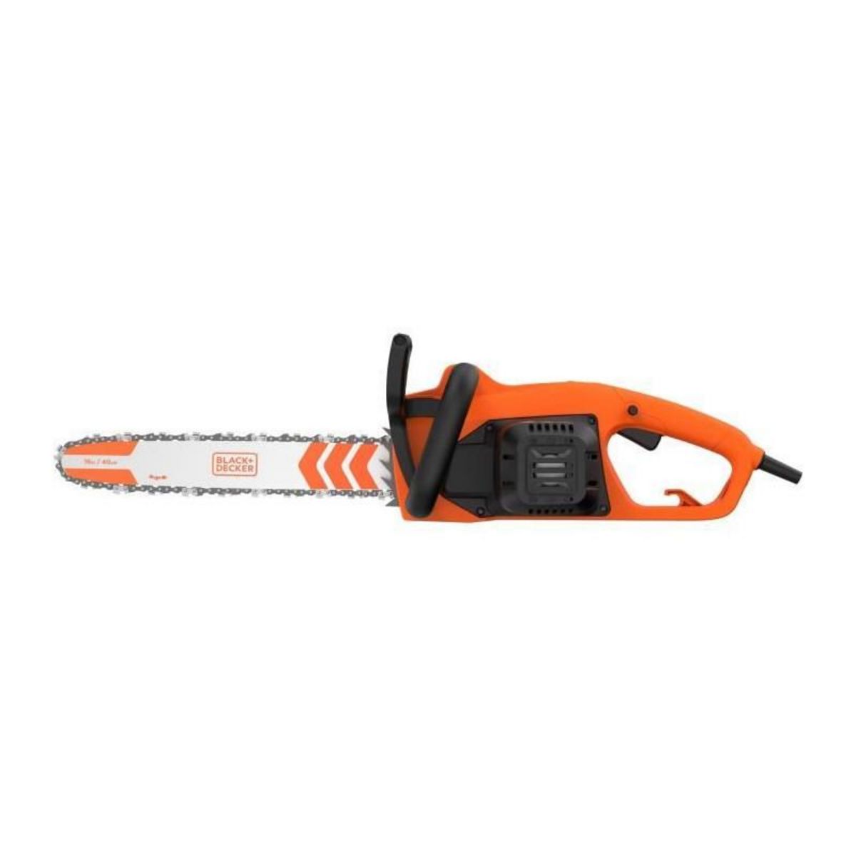 Black et Decker Tronçonneuse Filaire - BLACK+DECKER - BECS2040-QS - 2000 W - 40 cm - Tendeur de chaîne sans outil