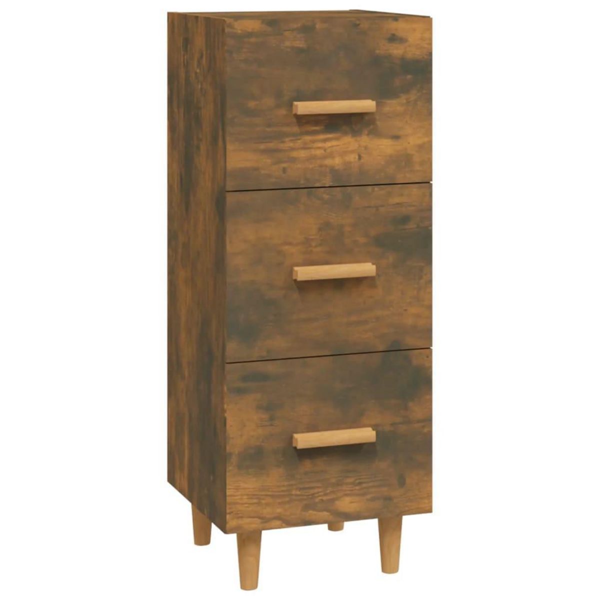VIDAXL Buffet Chene fume 34,5x34x90 cm Bois d'ingenierie