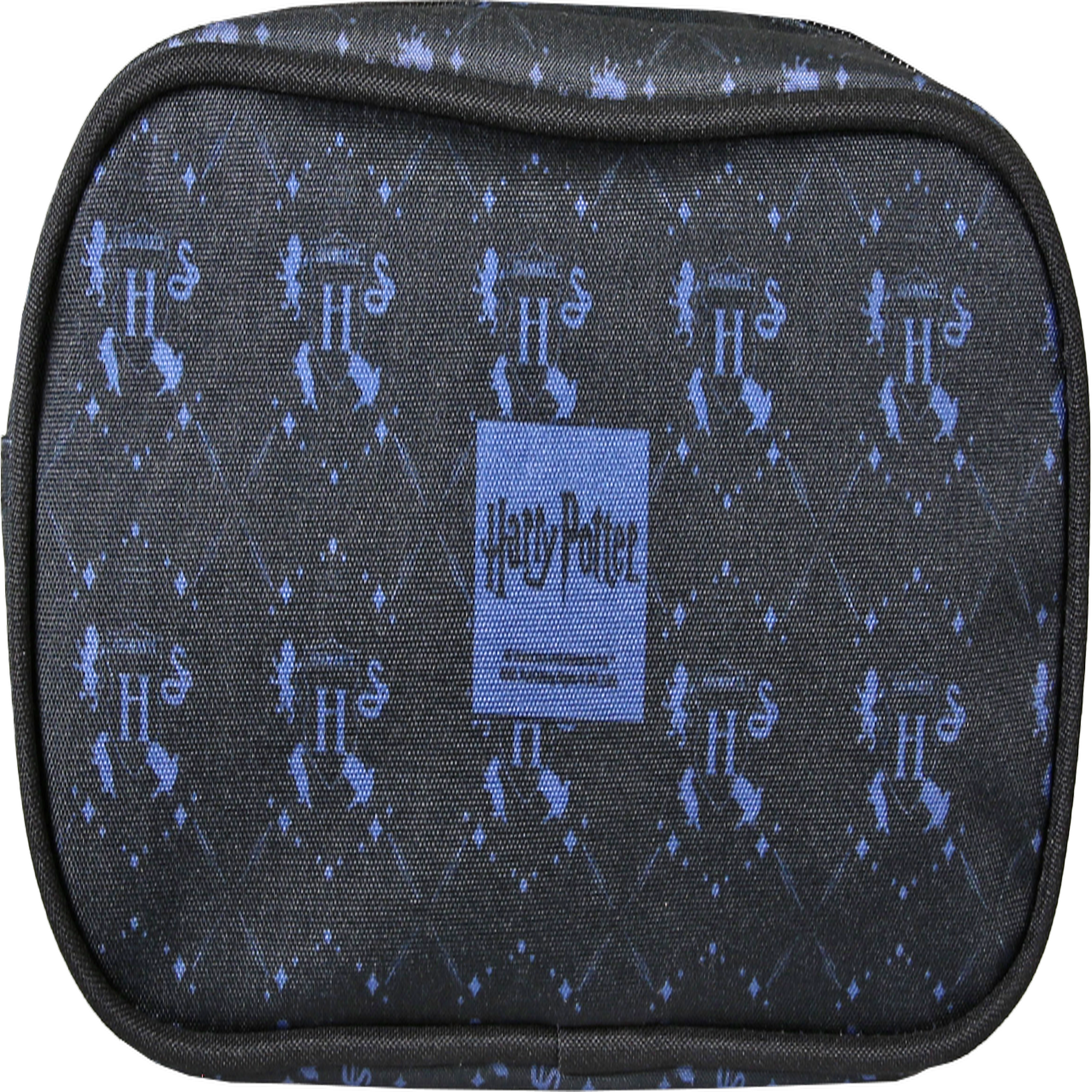 Voir la diapositive 4 : Bagtrotter Harry Potter - Trousse scolaire enfant - Noir/Bleu - 2 Compartiments