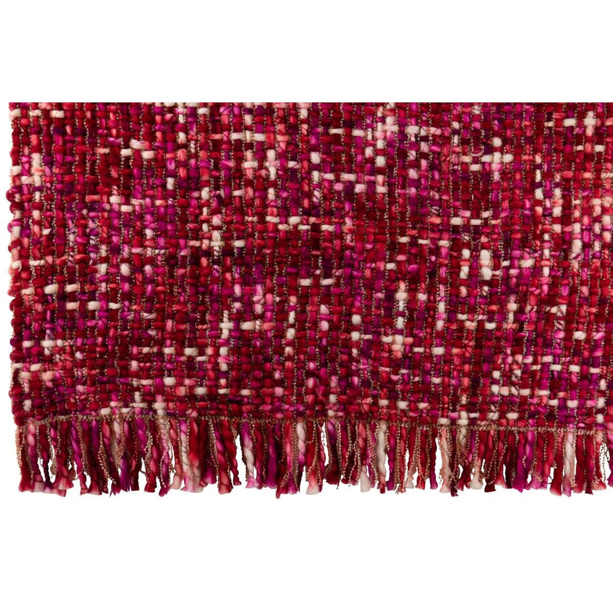 Paris Prix Plaid Tricoté  Efrain  130x170cm Rose Foncé