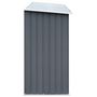 Voir la diapositive 4 : VIDAXL Abri de stockage de bois Acier galvanise 330x84x152 cm Gris