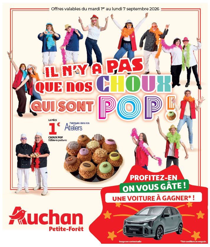 TRACT OUVERTURE AUCHAN PETITE FORET S36