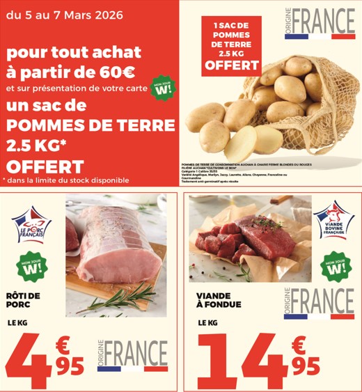 Des promos qui donnent la patate !
