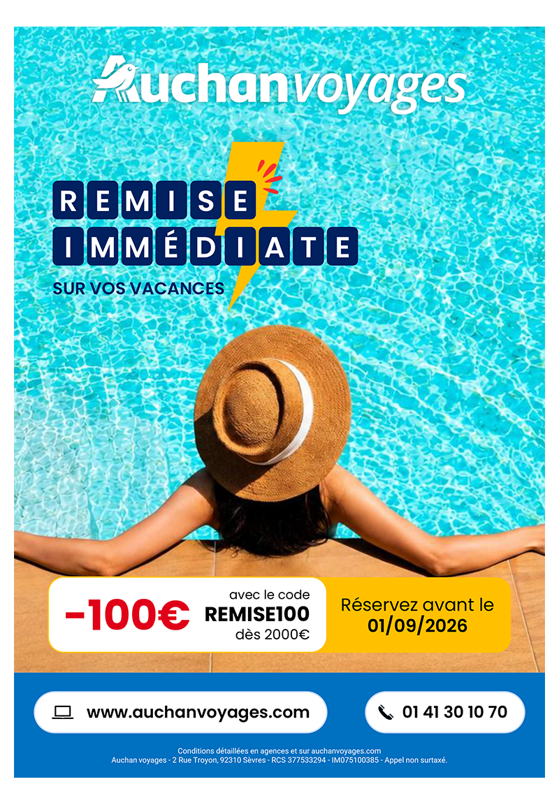 Auchan voyages : Promos séjours été