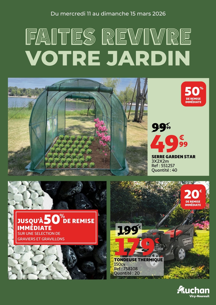 Faites revivre votre jardin