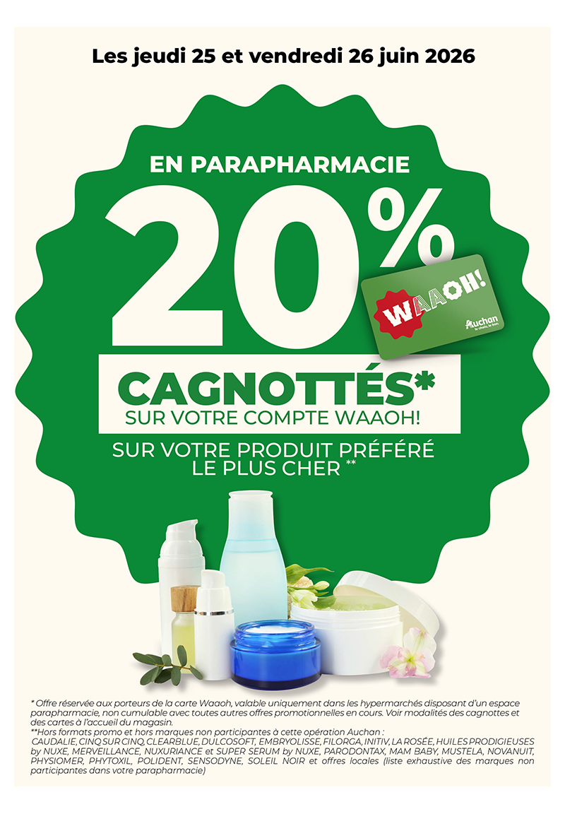 Promos, parapharmacie