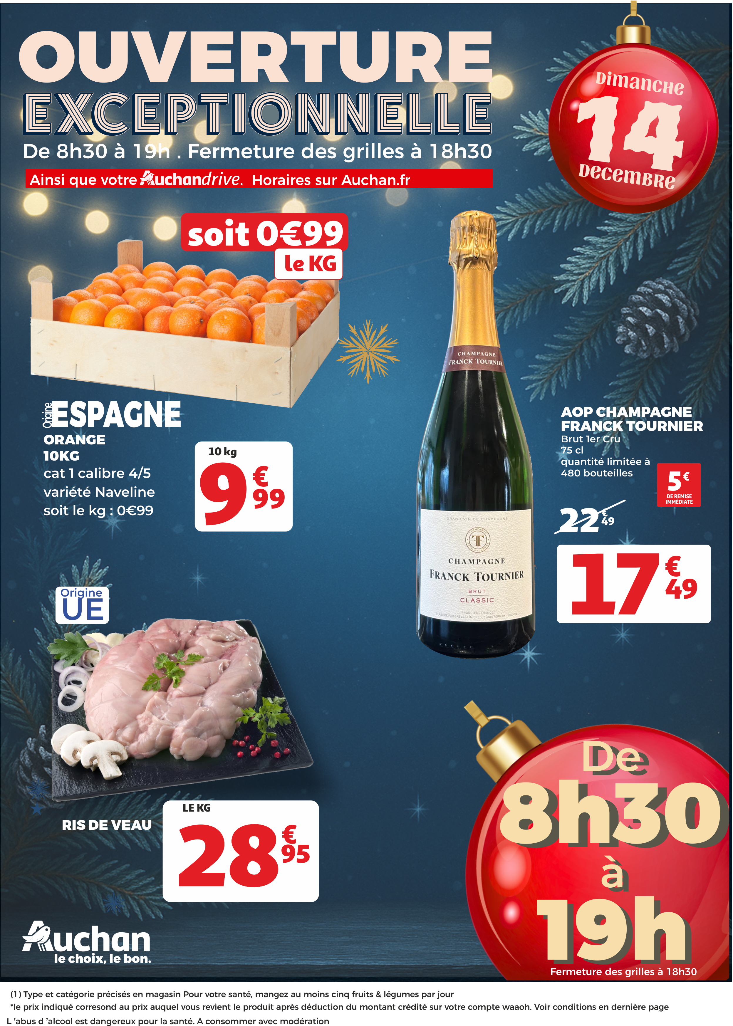 Ouverture exceptionnelle dimanche 17 decembre