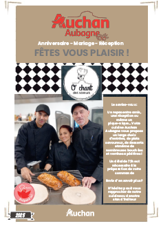Commandes Traiteur Auchan Aubagne.